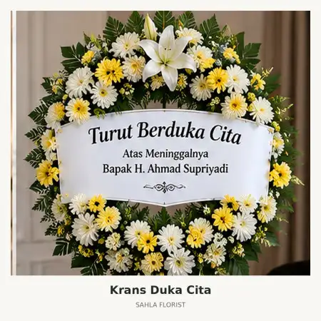 Krans Bunga Duka Manggarai Timur
